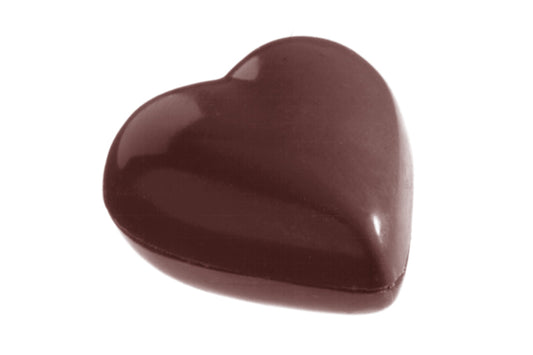 CW1106 - Chocolate World - Chocolate Heart 2 x 7.5 g Polycarbonate Mould