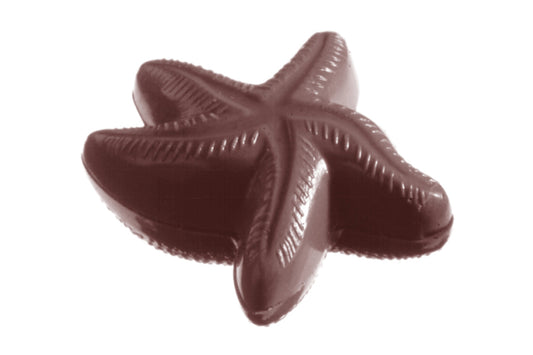 CW1124 - Chocolate World - Chocolate Starfish Polycarbonate Mould