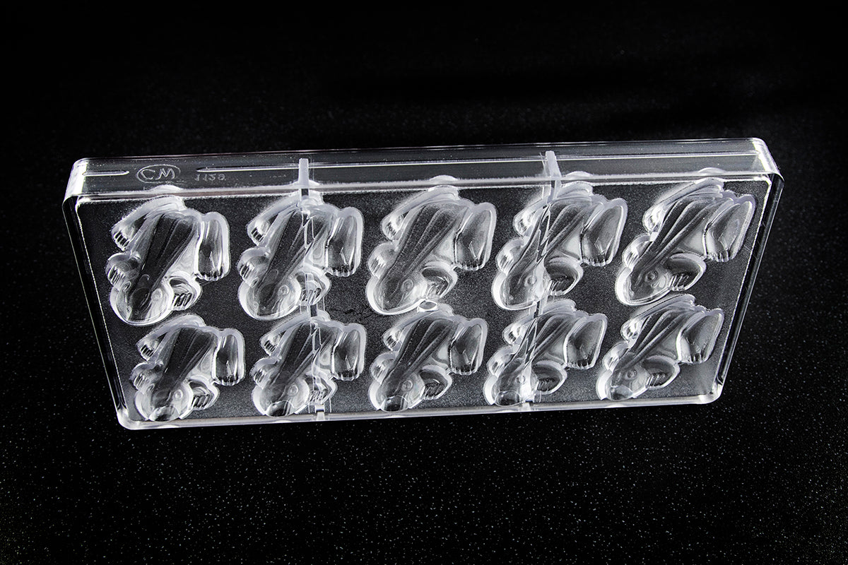 CW1129 - Chocolate World - Chocolate Frog Polycarbonate Mould