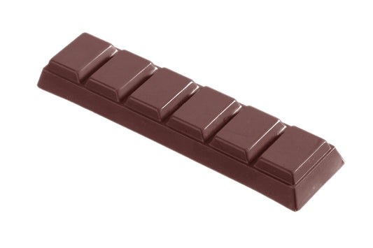 CW1132 - Chocolate World - Chocolate Bar 50 g Polycarbonate Mould