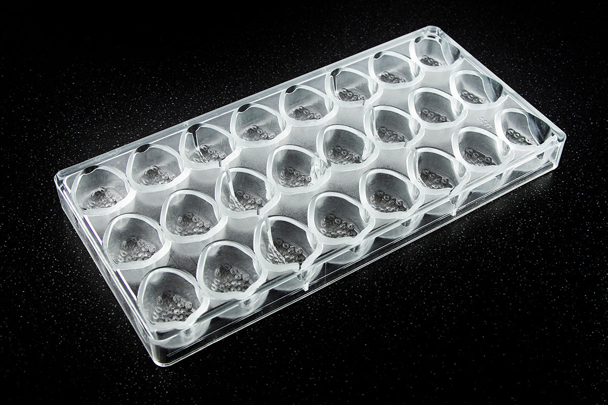 CW1133 - Chocolate World - Chocolate Strawberry Polycarbonate Mould