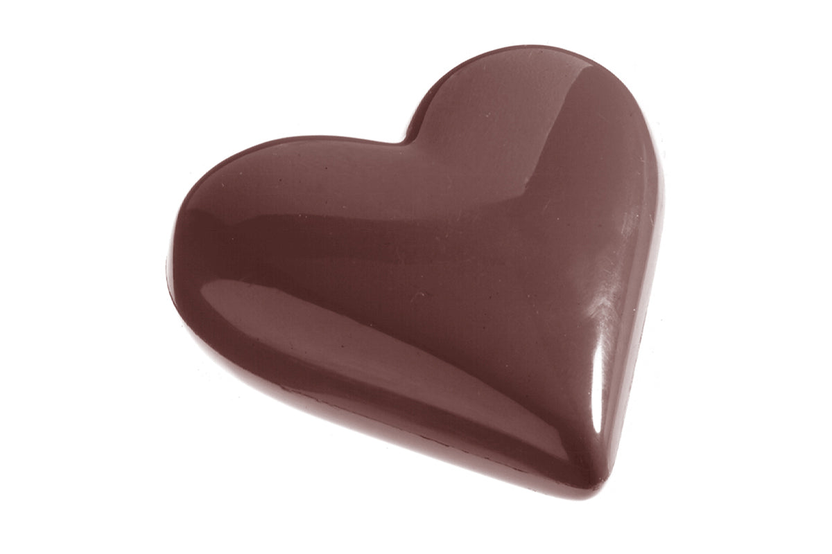 CW1146 - Chocolate World - Chocolate Heart 80 mm Polycarbonate Mould