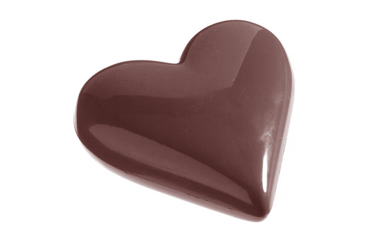 CW1146 - Chocolate World - Chocolate Heart 80 mm Polycarbonate Mould