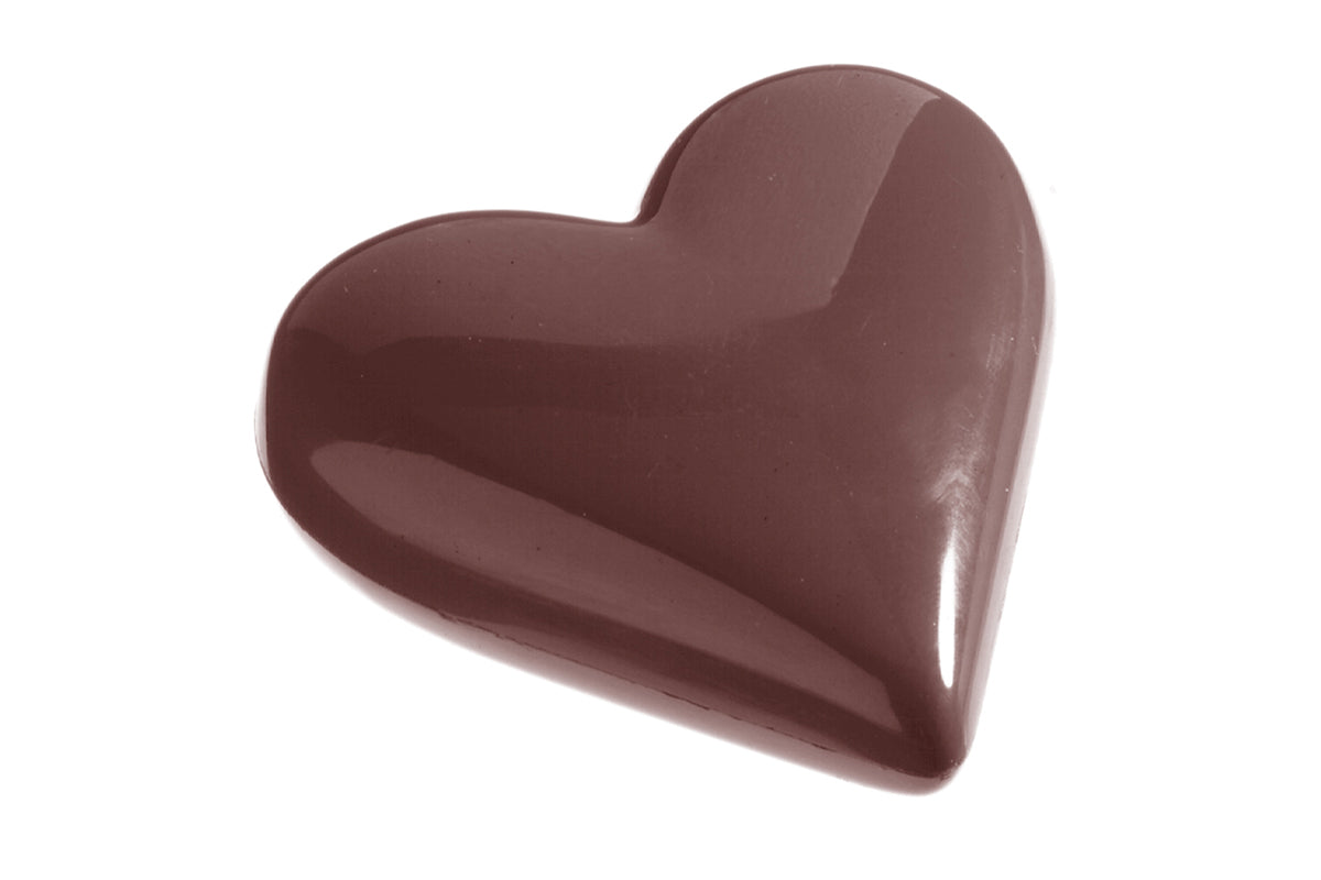 CW1147 - Chocolate World - Chocolate Heart 95 mm Polycarbonate Mould
