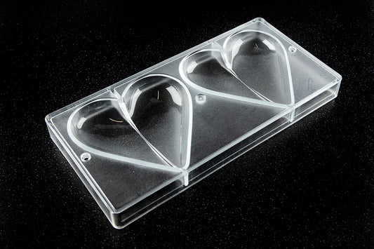 CW1148 - Chocolate World - Chocolate Heart 119 mm Polycarbonate Mould
