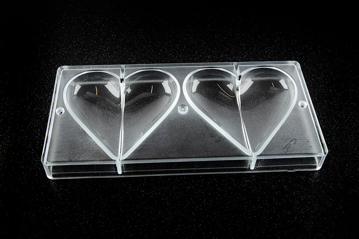 CW1148 - Chocolate World - Chocolate Heart 119 mm Polycarbonate Mould