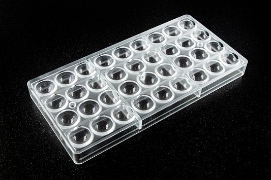 CW1158 - Chocolate World - Half Sphere Ø 25 mm Polycarbonate Mould