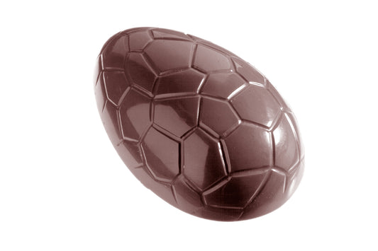 CW1164 - Chocolate World - 96 mm Kroko Easter Egg Polycarbonate Mould