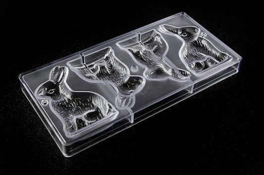 CW1183 - Chocolate World - Chocolate Sitting Hare Polycarbonate Mould