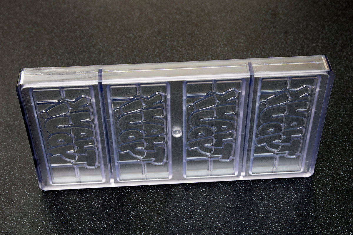 CW12004 - Chocolate World - "Thank You" Tablet Polycarbonate Mould