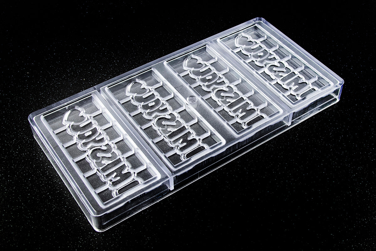 CW12005 - Chocolate World - "I Miss You" Tablet Polycarbonate Mould