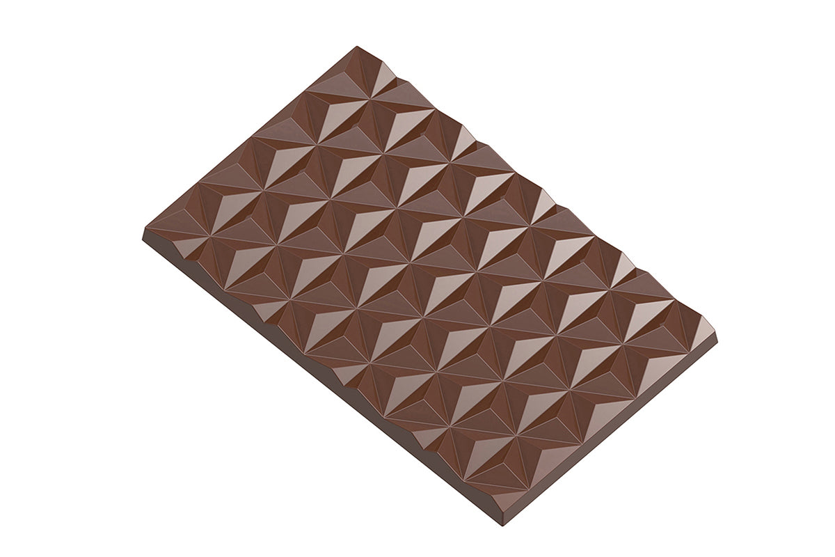 CW12006 - Chocolate World - Star Pattern Tablet Polycarbonate Mould