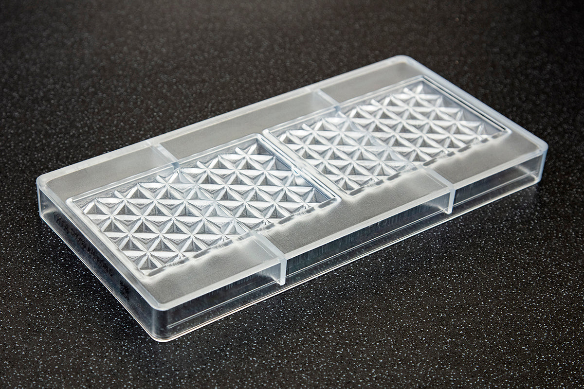 CW12006 - Chocolate World - Star Pattern Tablet Polycarbonate Mould