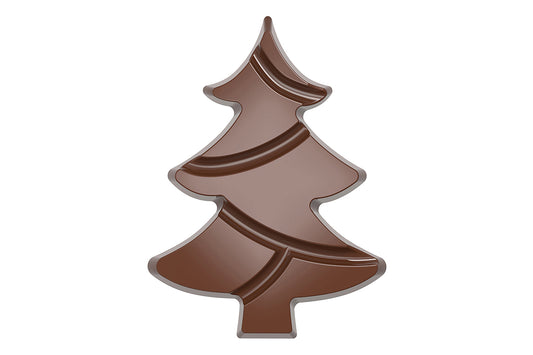 CW12008 - Chocolate World - Christmas Tree Tablet Polycarbonate Mould