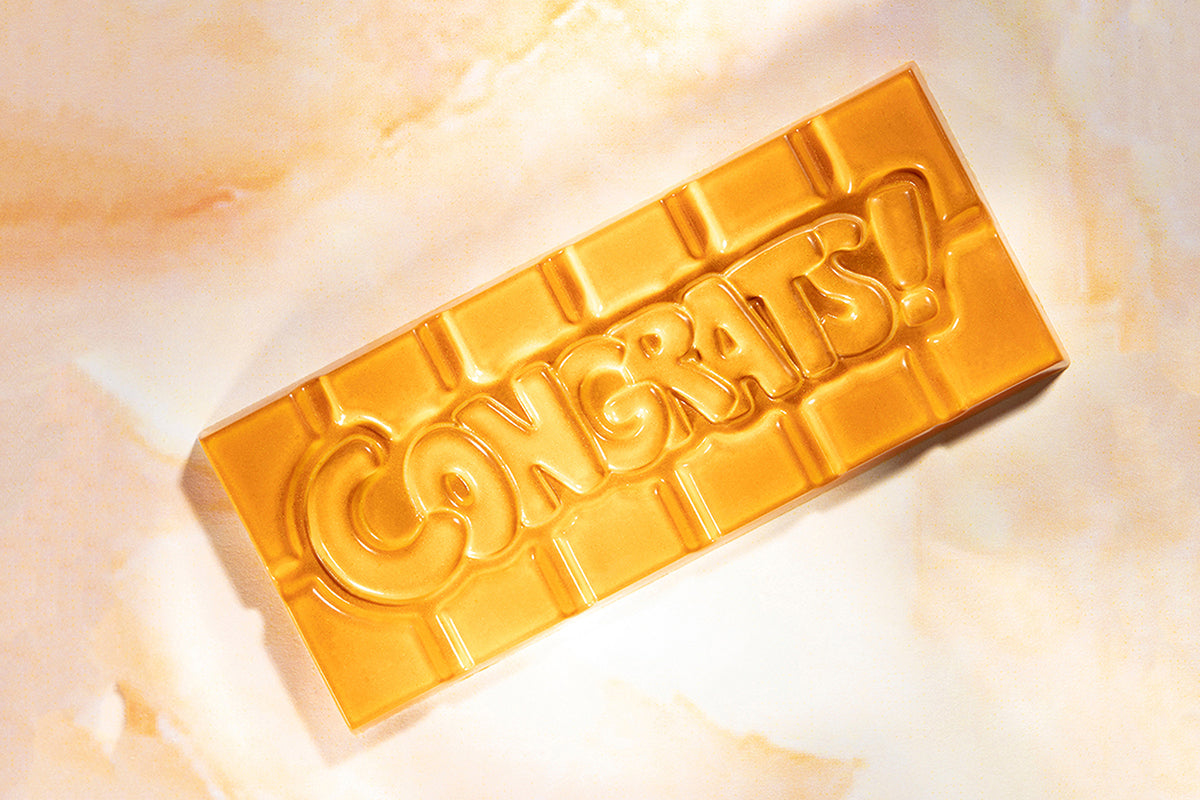 CW12011 - Chocolate World - "Congrats!" Tablet Polycarbonate Mould