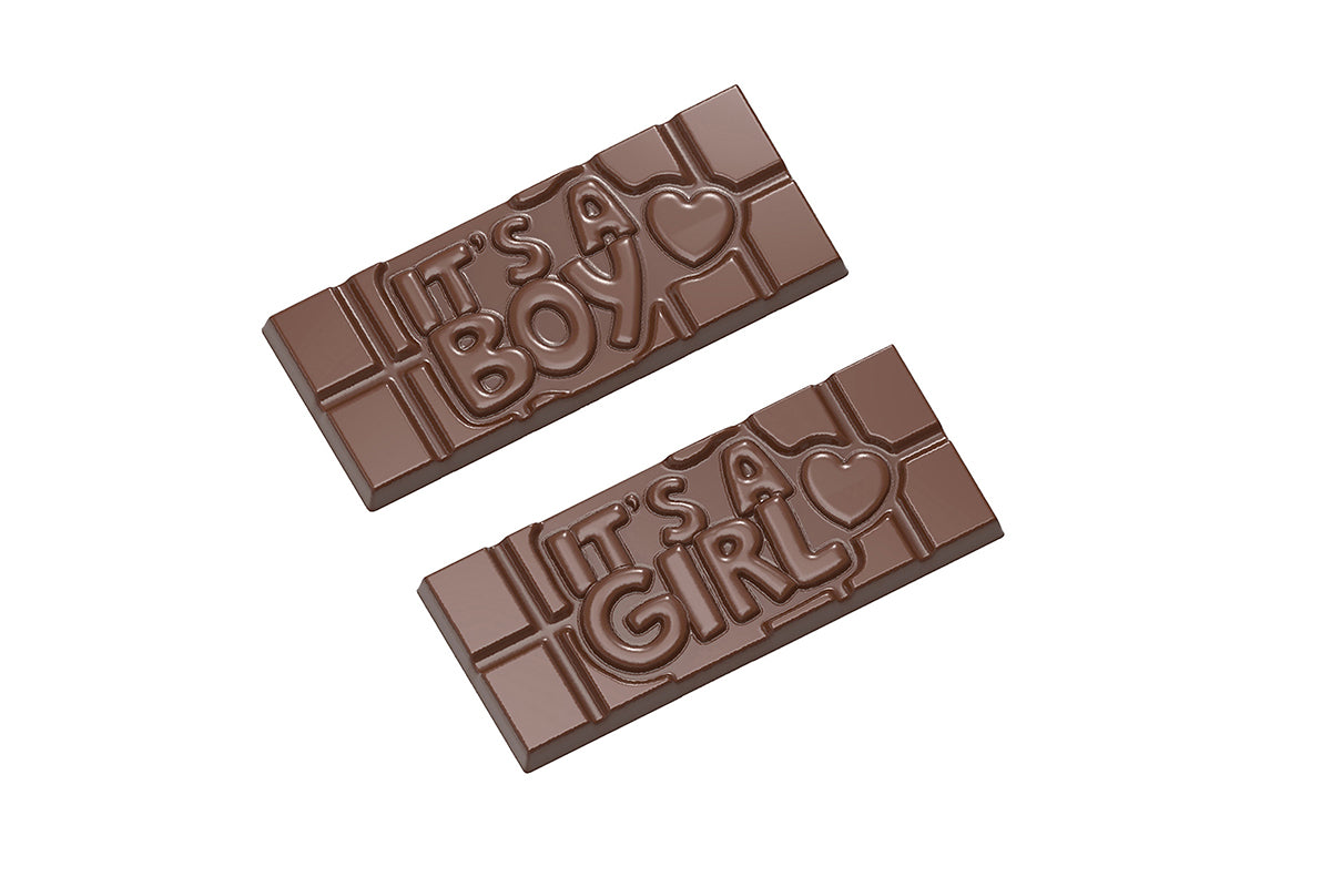 CW12012 - Chocolate World - "It's a Boy" / "It's a Girl" Polycarbonate Mould