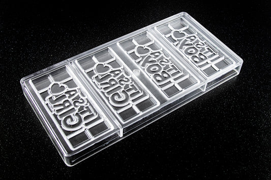 CW12012 - Chocolate World - "It's a Boy" / "It's a Girl" Polycarbonate Mould