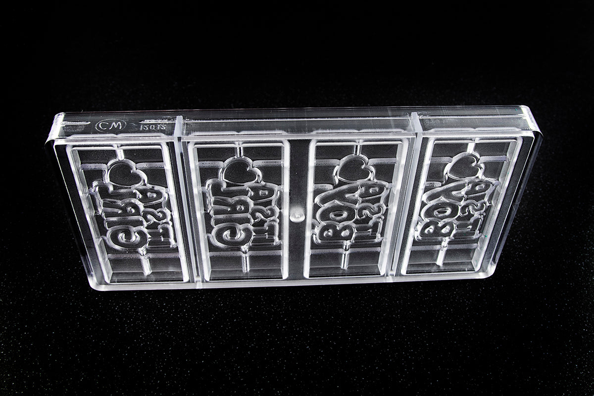 CW12012 - Chocolate World - "It's a Boy" / "It's a Girl" Polycarbonate Mould