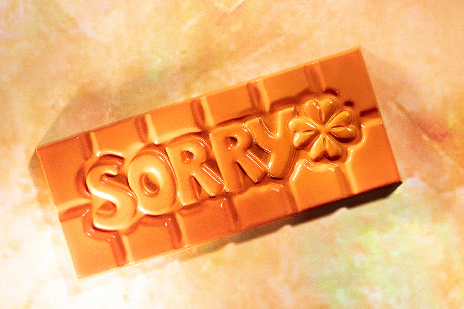 CW12015 - Chocolate World - "Sorry" Chocolate Tablet Polycarbonate Mould
