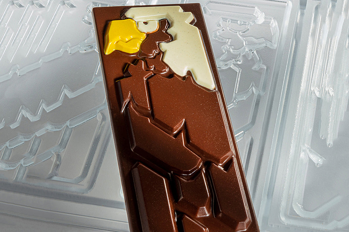 CW12030 - Chocolate World - Chocolate Eagle Tablet Polycarbonate Mould
