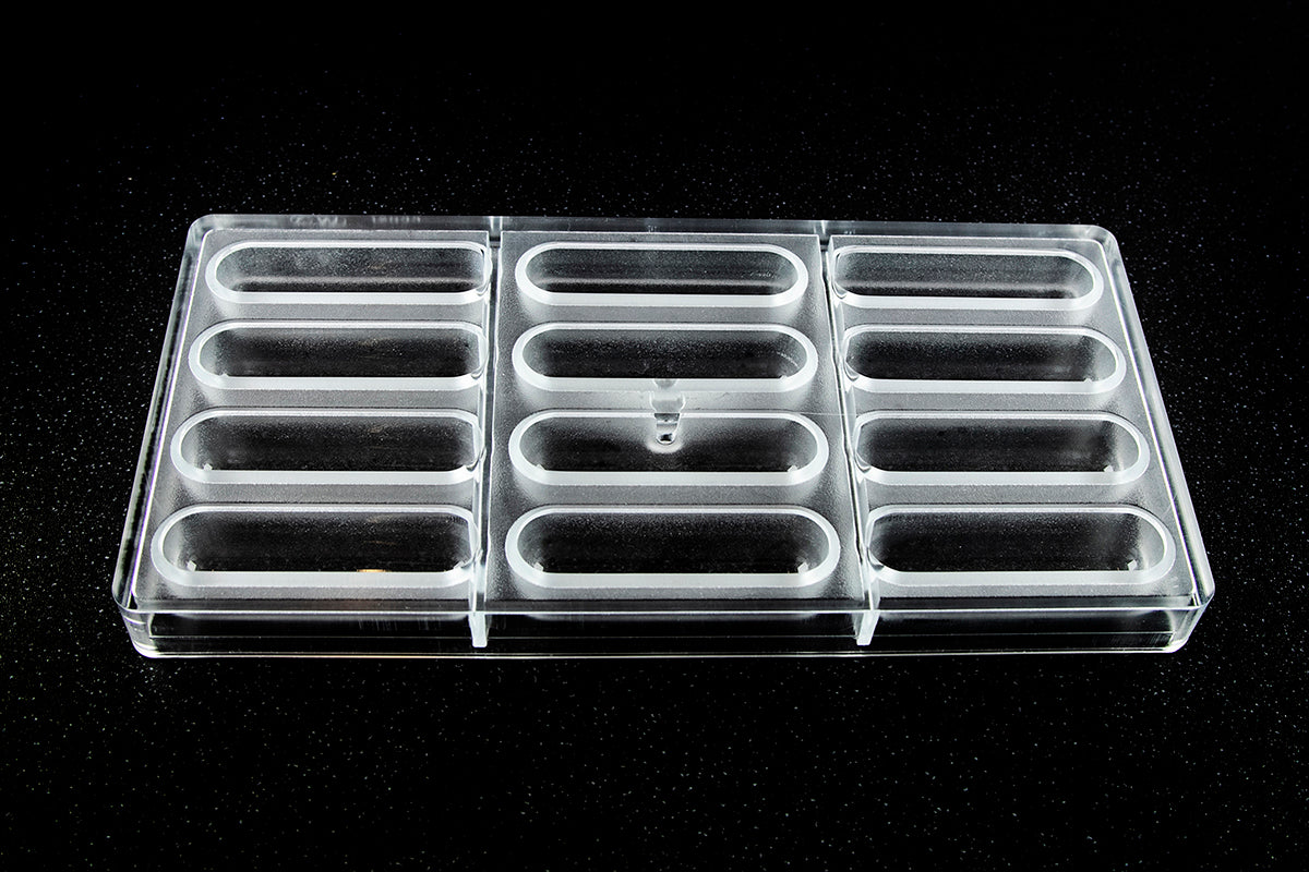 CW12033 - Chocolate World - Eclair Snack Bar Polycarbonate Mould