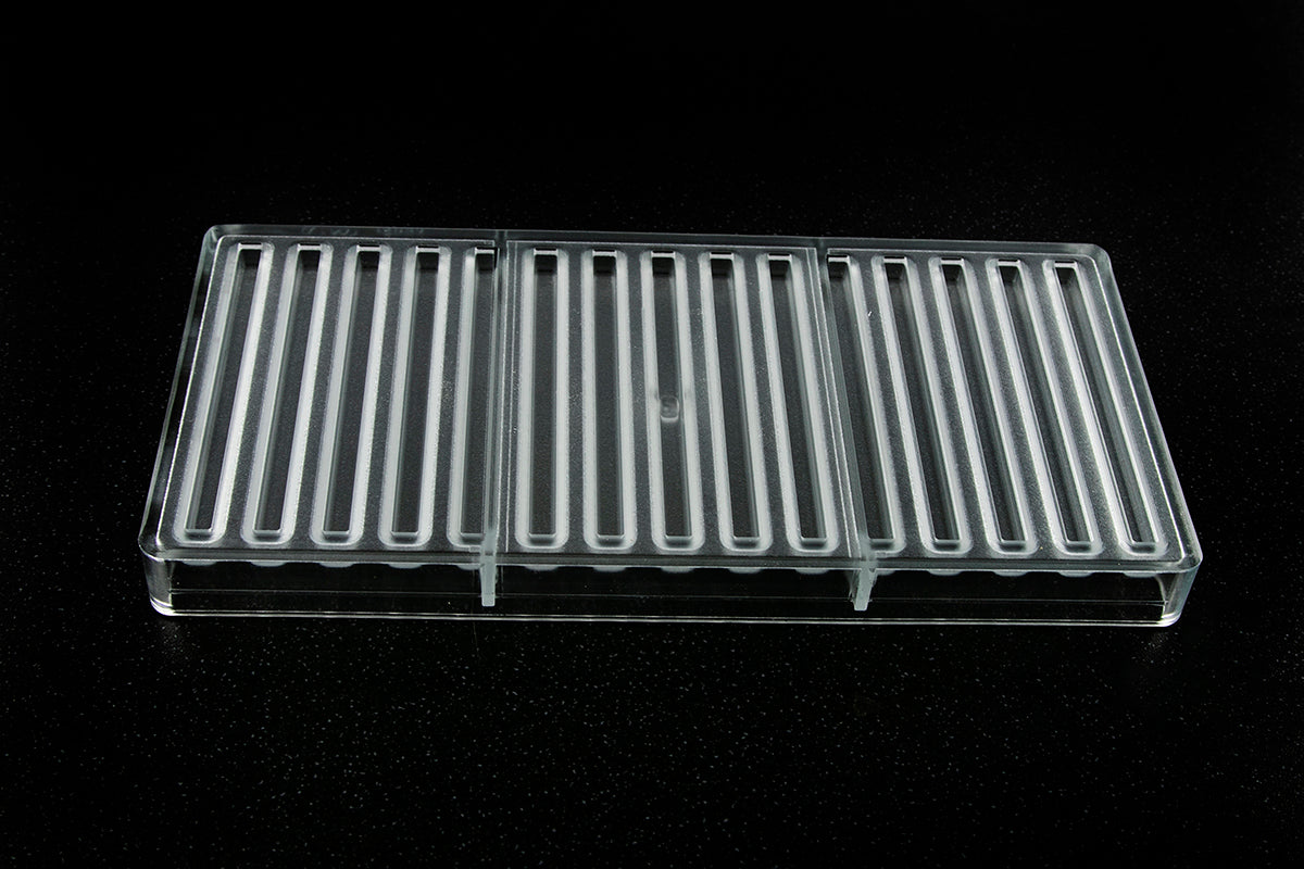 CW12037 - Chocolate World - Rectangular Snack Bar Polycarbonate Mould