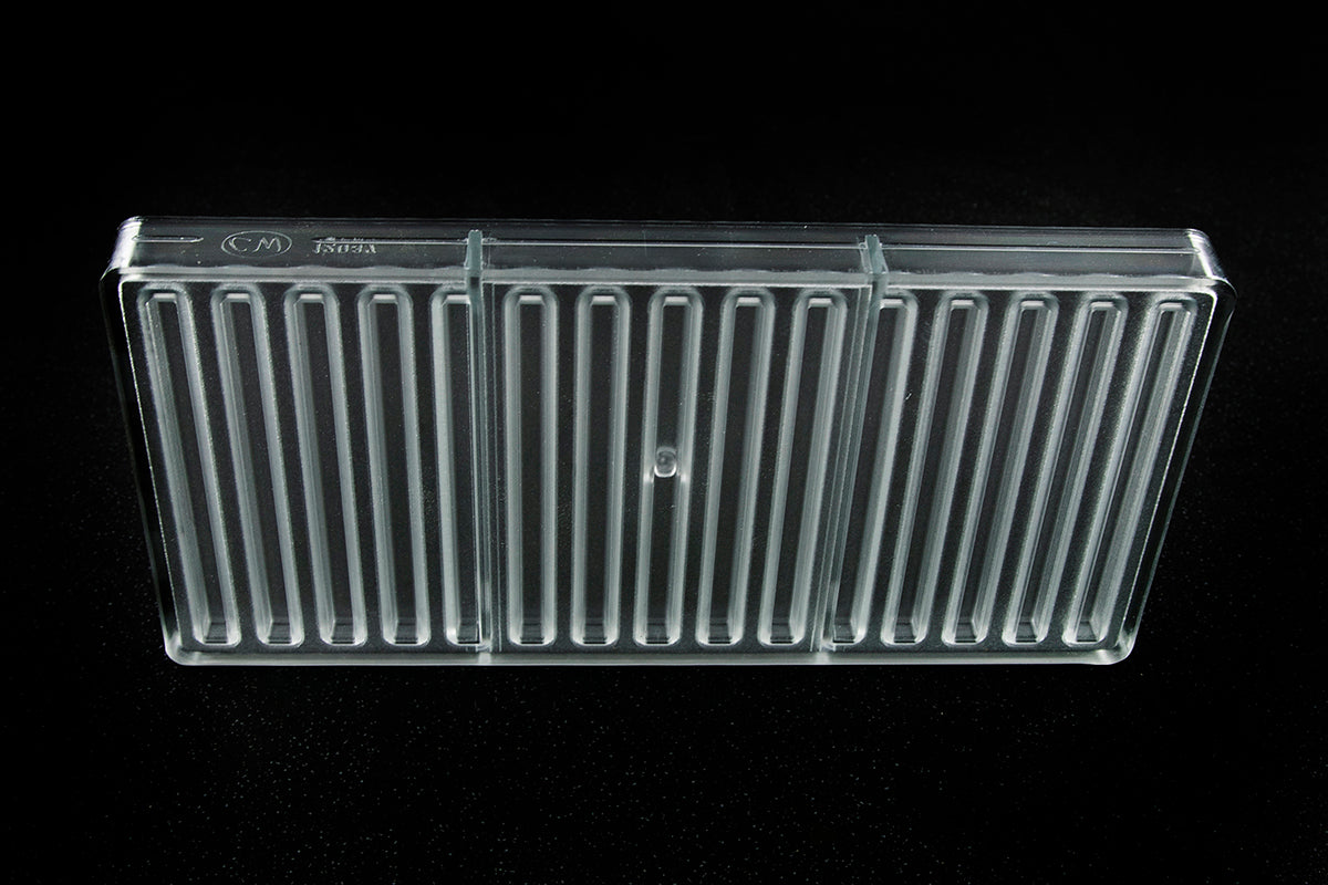 CW12037 - Chocolate World - Rectangular Snack Bar Polycarbonate Mould