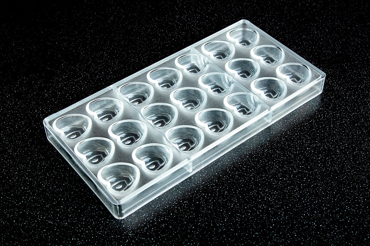 CW12041 - Chocolate World - Chocolate Love Heart Polycarbonate Mould