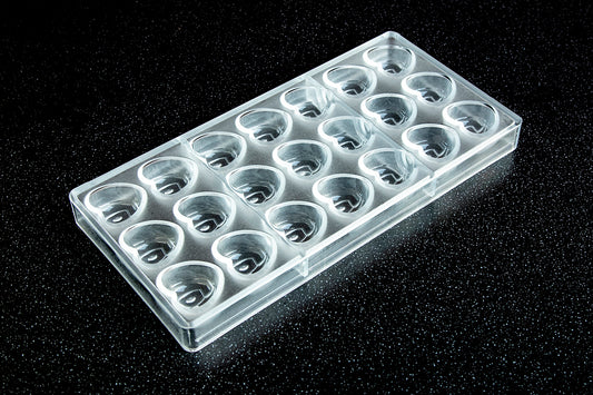 CW12041 - Chocolate World - Chocolate Love Heart Polycarbonate Mould