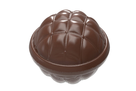 CW12043 - Chocolate World - Chesterfield Chocolate Bomb Polycarbonate Mould