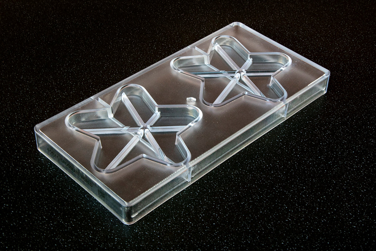 CW12045 - Chocolate World - Chocolate Star Tablet Polycarbonate Mould