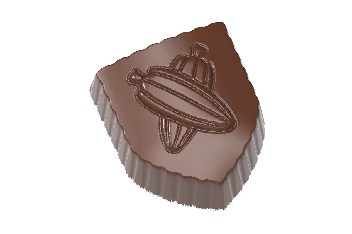 CW12047 - Chocolate World - Coat Of Arms Cocoa Beans Polycarbonate Mould