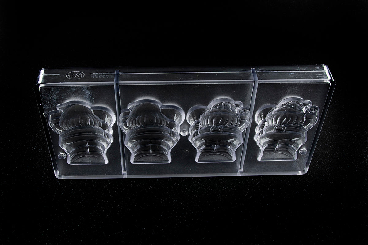 CW12052 - Chocolate World - Chocolate Santa Claus Polycarbonate Mould
