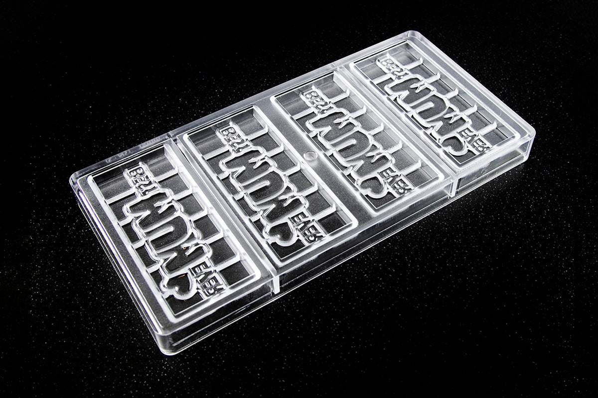 CW12055 - Chocolate World - "Best Mum Ever" Tablet Polycarbonate Mould