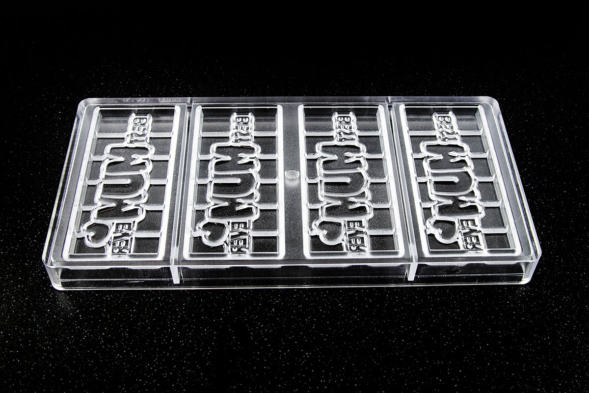 CW12055 - Chocolate World - "Best Mum Ever" Tablet Polycarbonate Mould