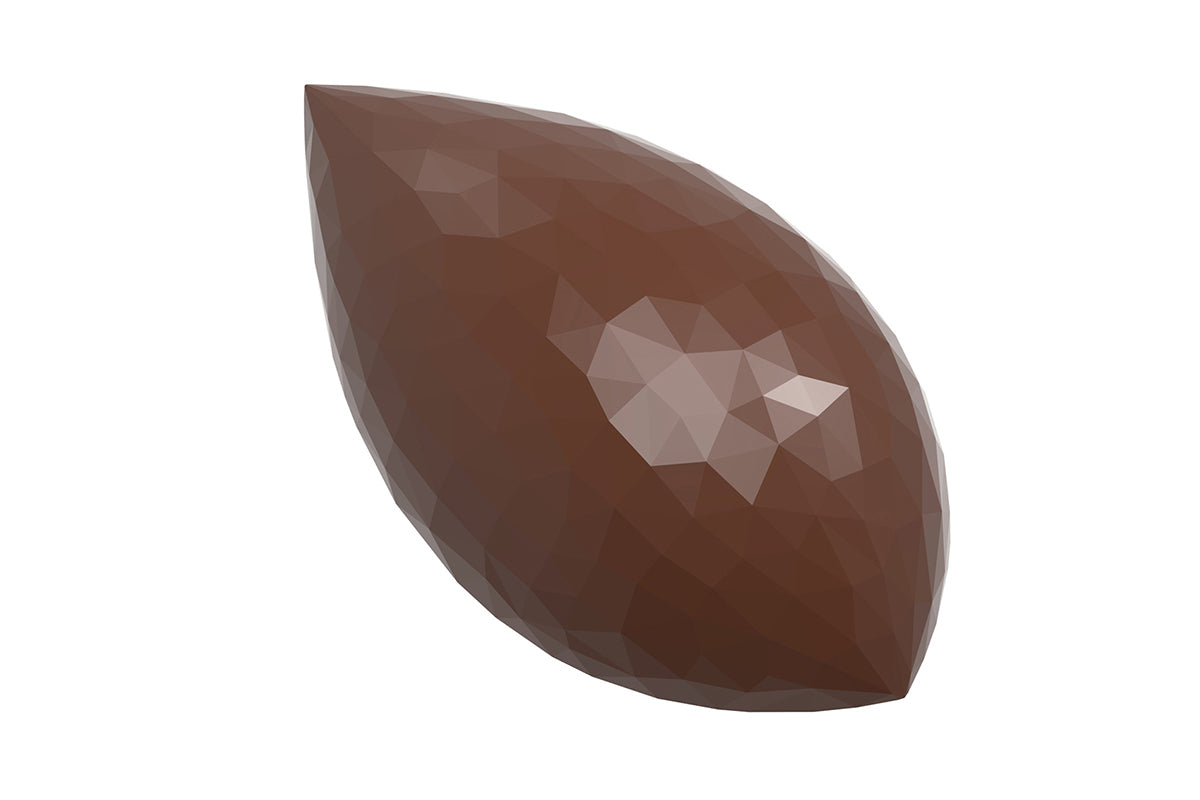 CW12063 - Chocolate World - Quenelle Facet Polycarbonate Mould