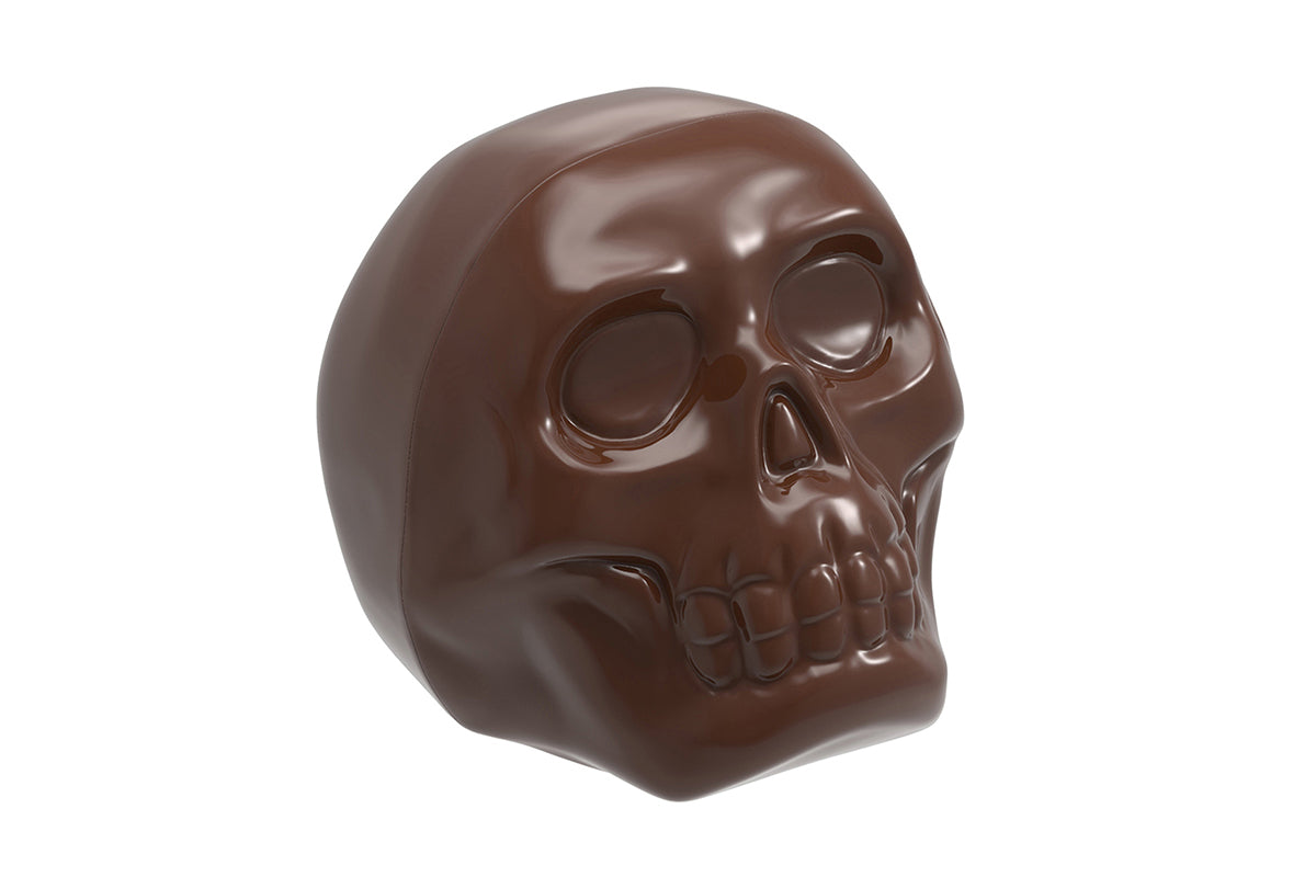 CW12067 - Chocolate World - Large Chocolate Skull Polycarbonate Mould