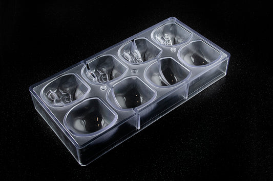 CW12067 - Chocolate World - Large Chocolate Skull Polycarbonate Mould