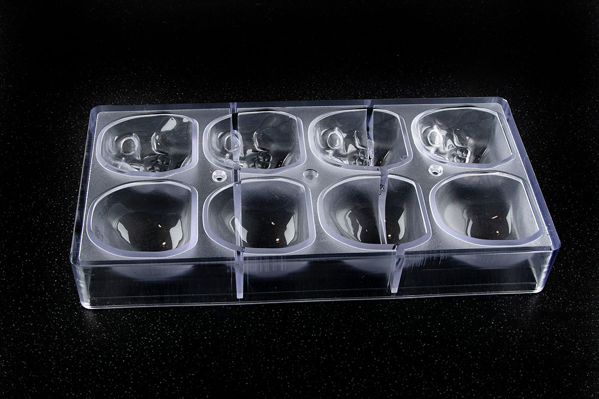 CW12067 - Chocolate World - Large Chocolate Skull Polycarbonate Mould