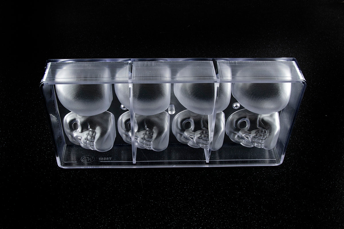 CW12067 - Chocolate World - Large Chocolate Skull Polycarbonate Mould