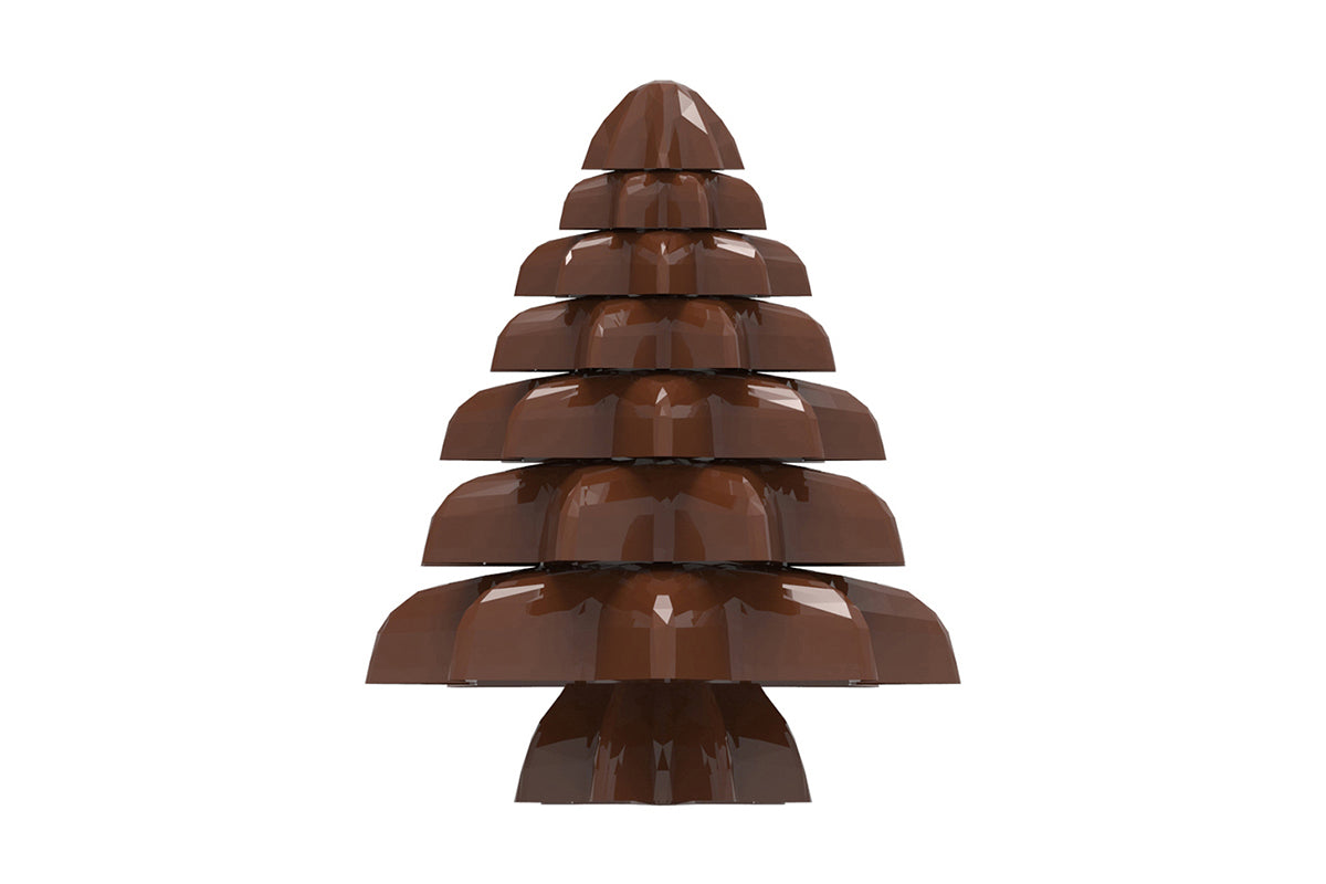 CW12071 - Chocolate World - Assortment of Stars 8 Fig Polycarbonate Mould