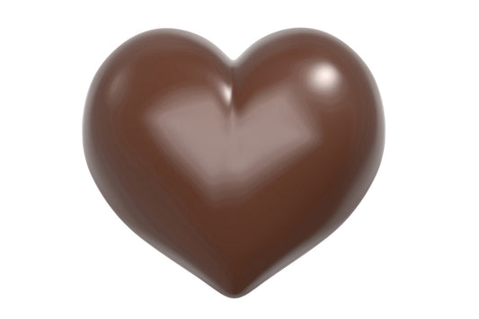 CW12088 - Chocolate World - Puffy Heart Choc Bomb Polycarbonate Mould