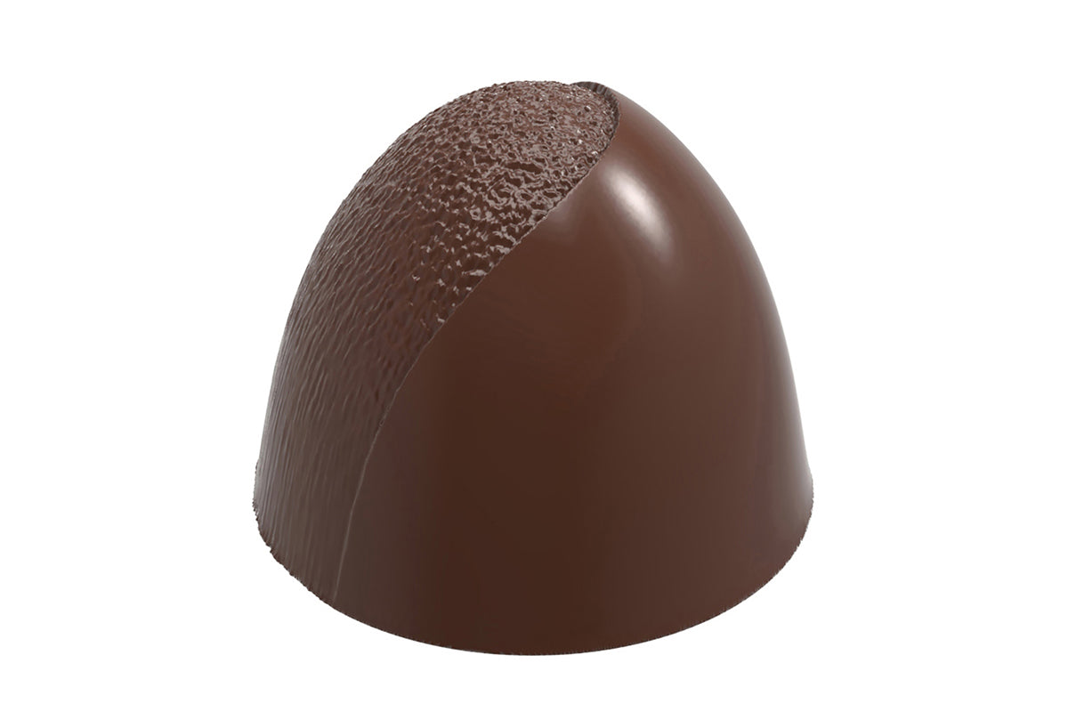 CW12092 - Chocolate World - Semi Textured Truffle Polycarbonate Mould