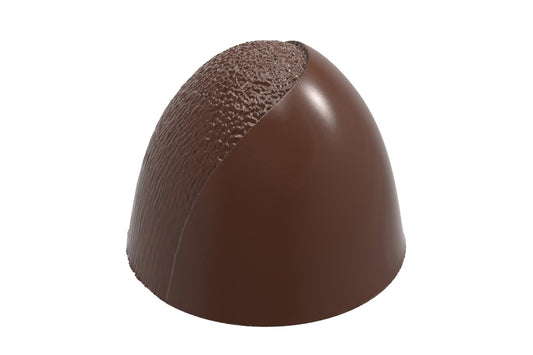 CW12092 - Chocolate World - Semi Textured Truffle Polycarbonate Mould