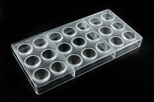 CW12095 - Chocolate World - Cone With Bubbles Polycarbonate Mould