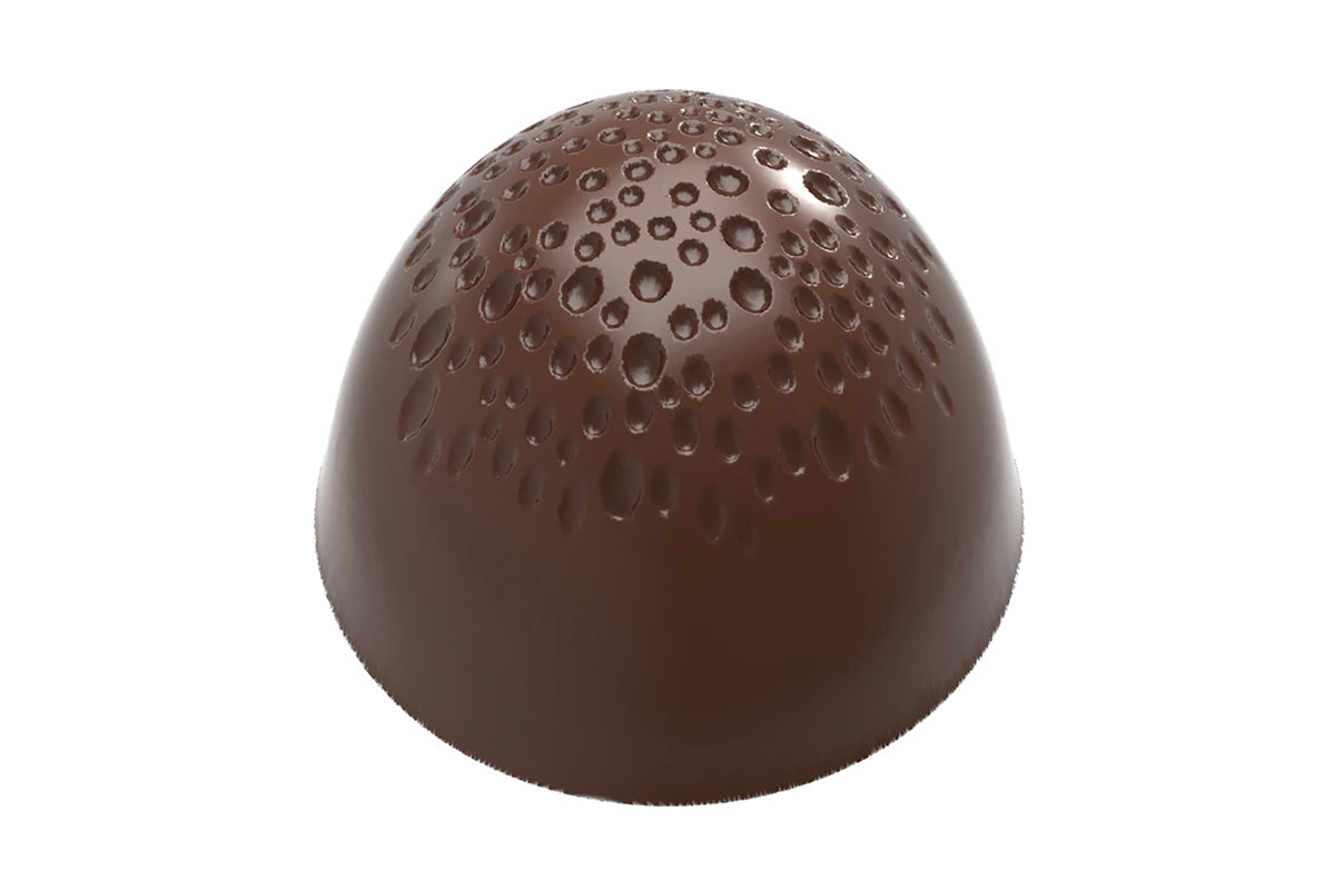 CW12095 - Chocolate World - Cone With Bubbles Polycarbonate Mould