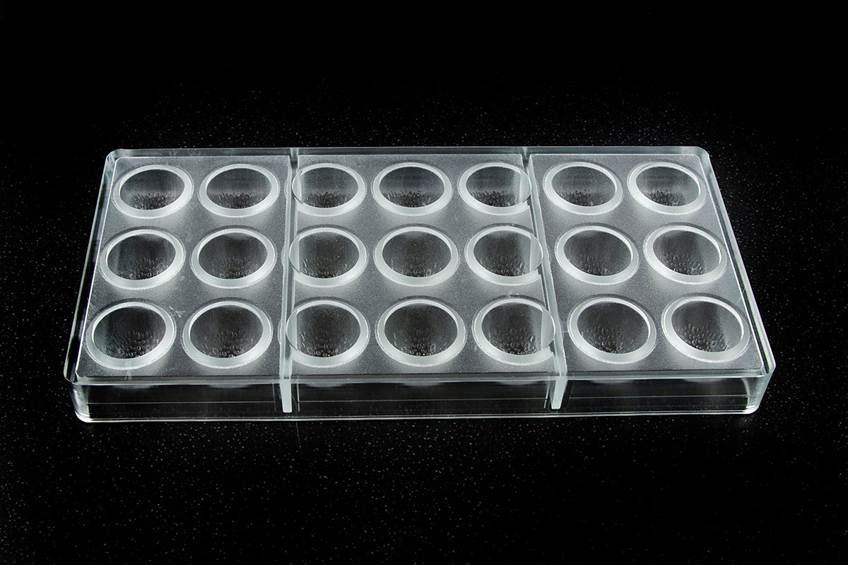CW12095 - Chocolate World - Cone With Bubbles Polycarbonate Mould