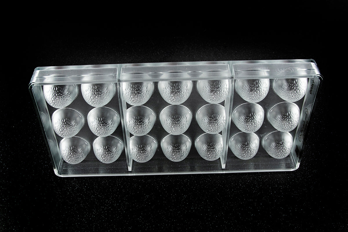 CW12095 - Chocolate World - Cone With Bubbles Polycarbonate Mould