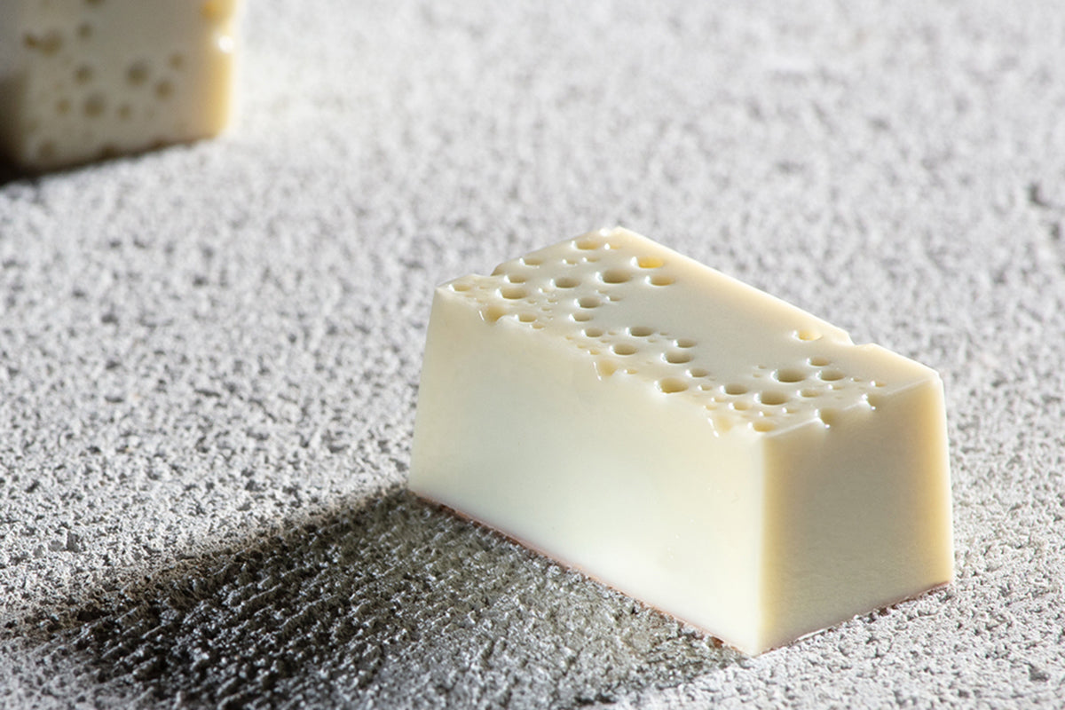 CW12097 - Chocolate World - Block With Bubbles Polycarbonate Mould