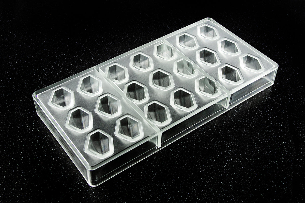 CW12100 - Chocolate World - "The Crystal" Chocolate Polycarbonate Mould